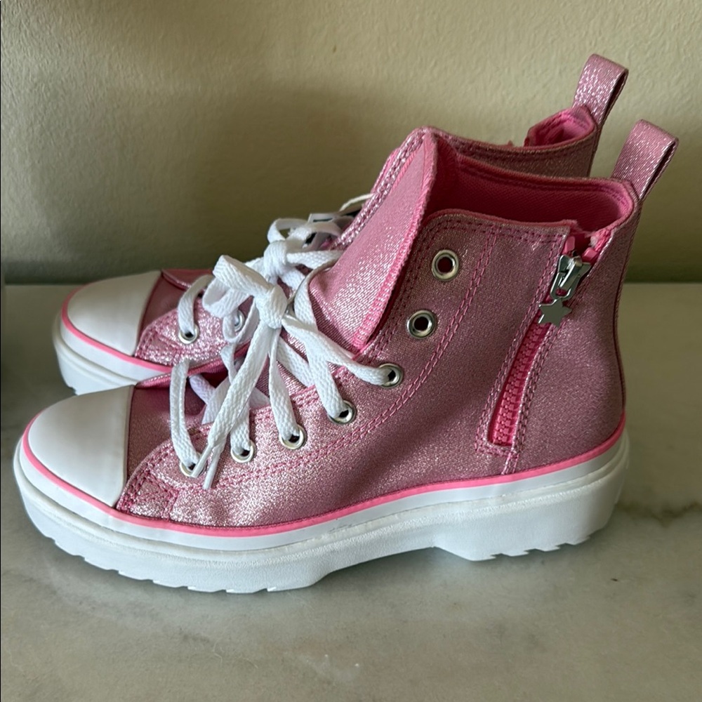 Marshalls Pink Kids Sneakers - Picture 12 of 13